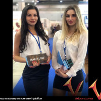 Хостесс на выставку для компании HydroFlow