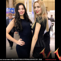 Хостесс на выставке в МВЦ(ЭНЕРГЕТИКА В ПРОМЫШЛЕННОСТИ - 2018)