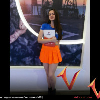 Промо модель на выставке Энергетики в МВЦ