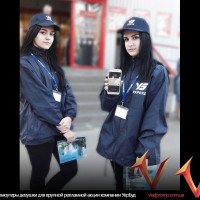 Промоутеры девушки для крупной рекламной акции компании УкрБуд