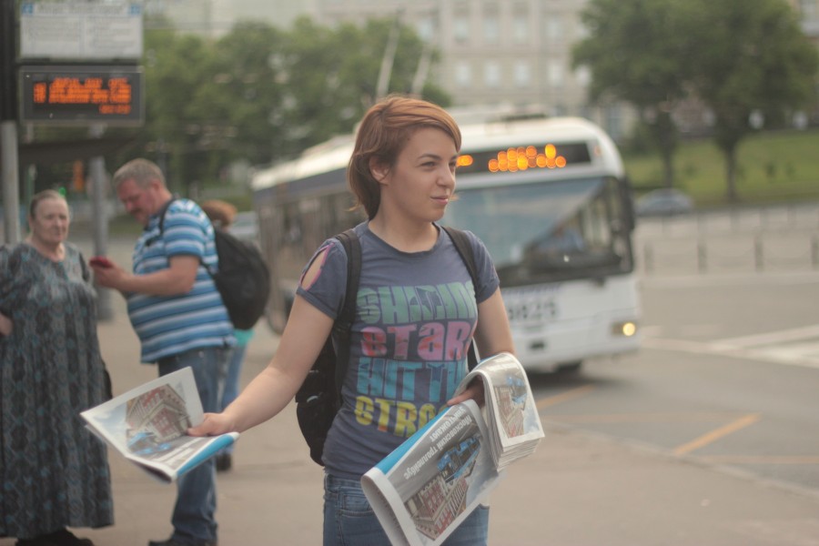 роздача газет в києві