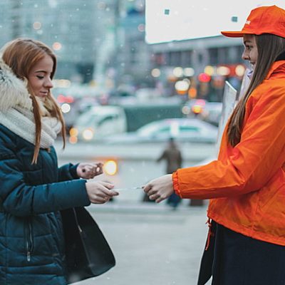 Распространение листовок в Киеве и Украине